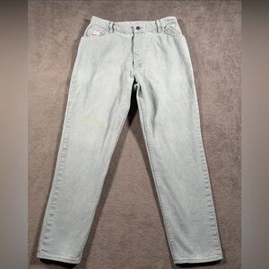 VINTAGE Wrangler Jeans Womens 32 inch waist Teal Blue High Rise Rodeo 90s
